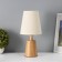 Lamp desktop "India" 1x40W E27 Birch 16.5x16.5x35cm