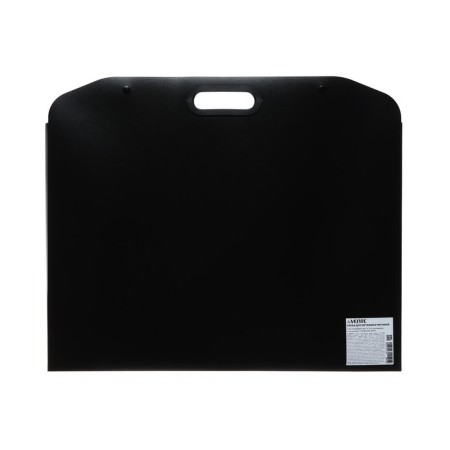 A3 folder with handles, plastic, buttons, 520 x 440 x 30mm, with an extension of 3 cm, Devente-4