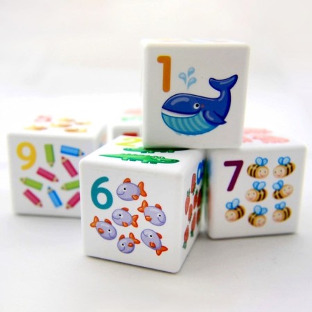 Cubes 12 pcs “Cubes for wise men. Arithmetic"-2