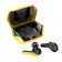 Hoco S21 TWS headphones, wireless, vacuum, BT5.0, 40/320 mAh, microphone, black and yellow