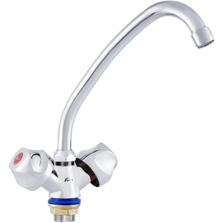FAUZT FZS-223-76 kitchen mixer, two-wound, excess length 205 mm, chrome