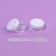 Storage set, 5 objects, transparent/white color