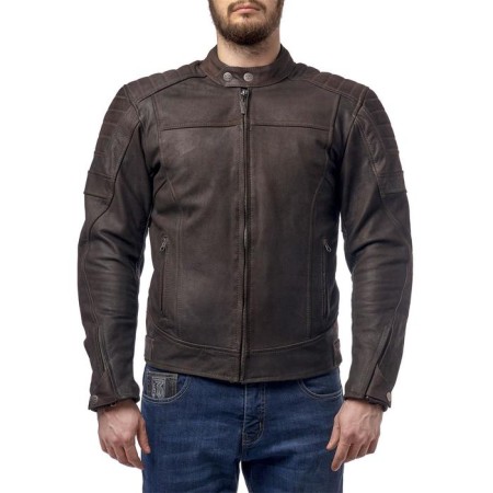 Leather motor -jacket Bro, size S