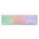 Keyboard Rlit 550ML White Usb Slim Multimedia Led