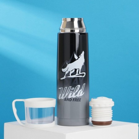 Thermos Stay Wild, 500 ml, retains heat 10 hours-3