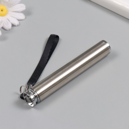Light Light Metal with strap "Silver" AAX1 pcs 1.5x1.5x10.5 cm-2