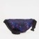 Zipper waist bag, outer pocket, purple color