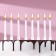 Set of candles in the cake "Spiral", 200pcs, 5 cm, pearl