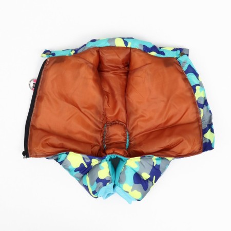 The jumpsuit printed with the lock on the back, size 12 (DS 25, OG 36, Osh 28 cm), turquoise-7