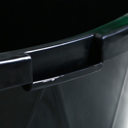 Building pelvis, 120 l, round, frost -resistant, shock -resistant, plastic-8