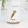 A set of mugs for two, sublimation "love-carrots", 2 circles, 320 ml