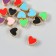 Beads for creativity plastic "heart" gold mix set 15 pcs 0.8x0.5x0.8 cm