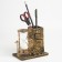 Sanding clock "Notes", souvenir, organizer for the office, 14.5 x 8 x 13 cm