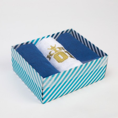 Set of towels and I "King" 30x60 cm-3pcs, 100% cotton, 320 g/m2-5