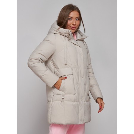Winter jacket, size 48, beige color-6