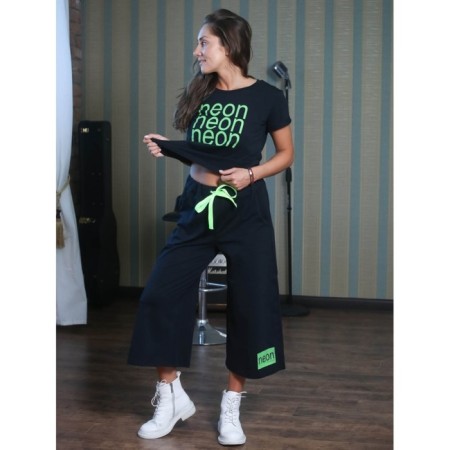 Female suit, size 50, black color-3