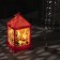 LED figure "Lantern with Santa Claus" 6 × 13 × 6 cm, plastic, batteries AG13x3, glow warm white