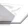 Lumber "Valoni" LED 70W 4000K white-black 50.5x50.5x8 cm Bayerlux