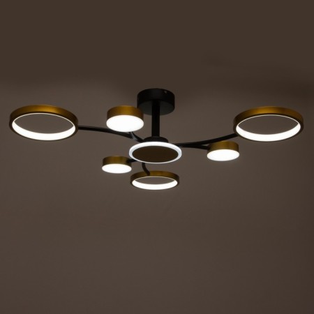 Causteen with PDU 2299/7GD LED 136W 3000-6000k gold 77x77x18 cm Bayerlux-3