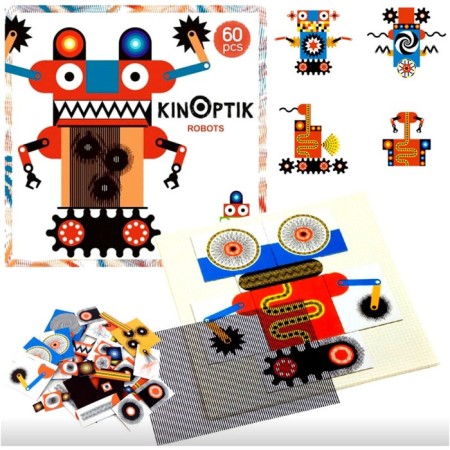 Magnetic puzzle animator "Robot"