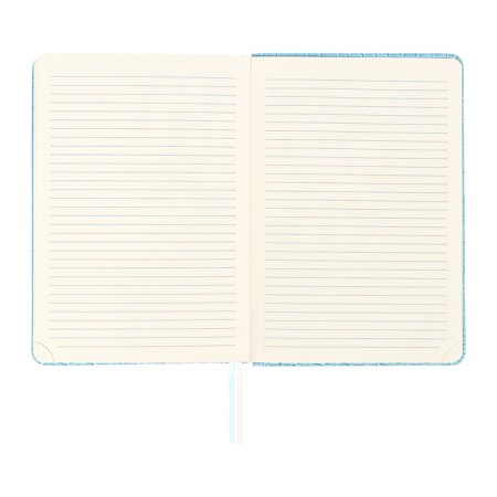 Dated diary of 2025 A5, 168 sheets, DEVENTE. Barbara, a solid cover of leatherette with foam, perforation, liesse, block 70, blue-15