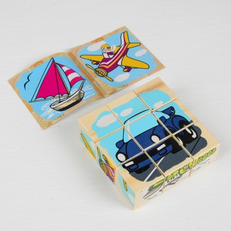 Cubes "Transport", 9 elements-4