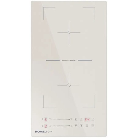 Honing panel Homsair HIC32SBG, induction, 2 burners, sensor, white