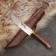Knife Pchak Sharkhon - Chirchik, Textoline, Erma, Garda Brass, 95x18 (11-12cm)