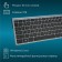Keadline 890S Gray USB wireless SLIM