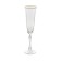 A set of glasses for champagne Parus, the Panto, Golden Decor, 190 ml X 6 pcs.