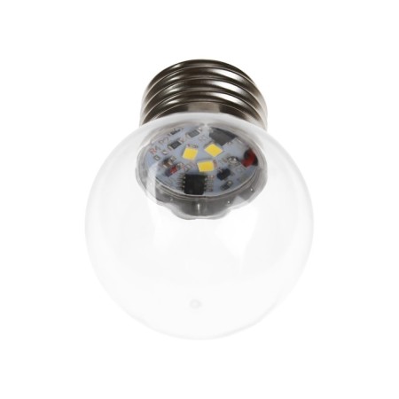 LED strobe lamp, G45, E27, 1.5 W, for BelT-LITA, White, set 10 pcs.-3