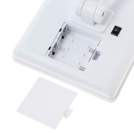 Luazon KZ-06 mirror, backlight, 26.5 x 16 x 12 cm, 22 diodes, sensory button, white-8