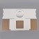 Confectionery packaging "Square", 2 windows, white, 26 x 26 x 28 cm