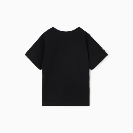 T -shirt Children's Minaku: Exclusive Print, Black color, height 110 cm-3