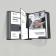 Demosystem wall -mounted on 10 panels A4 Calligrata, black