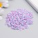 A set of beads made of polymer clay "Astra" 6 mm, 20 g, raspberry, white, colorful blue