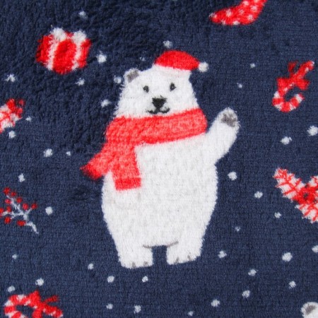 Plaid, size 150x200cm, coral-flis 165g/m 100% polyester-1