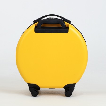 Small suitcase 18 "on lightning, yellow color-3