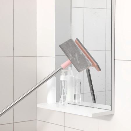 Oklotka with nozzle velor Dolyana, steel telescopic handle, silicone, 19 × 7 × 68 (112) cm, MIX color-11