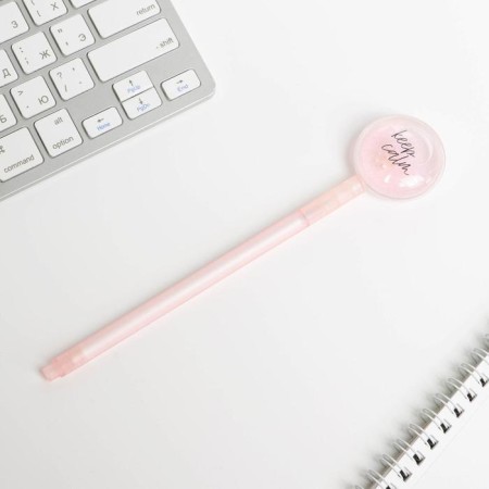 Pen Prove Ball Blue Paste Shimmer "Shine with Happiness"-1