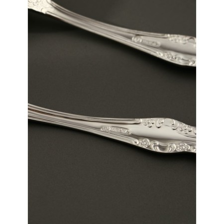 Set of cutlery "Troika", 12 items, thickness 2 mm, silver color-2