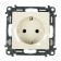 LEGRAND VALENA LIFE 753521, 16 A, single, hidden, with s/c, ivory bone