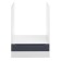 School cabinet 600 under the oven Helga, 600x500x820, White/Soft Marengo