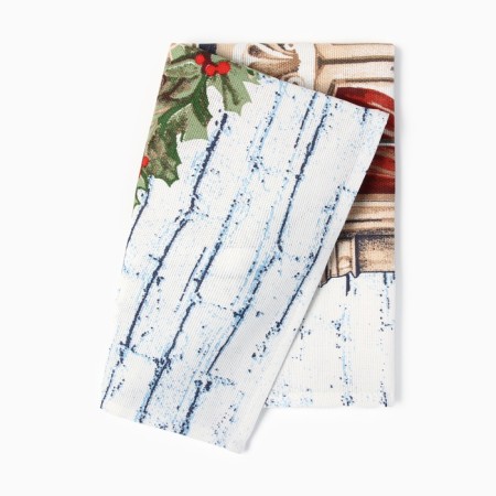 New Year. Towel New Year's Hall 12C35 1253-1 45x60cm, miter 160g/m HL100%-8
