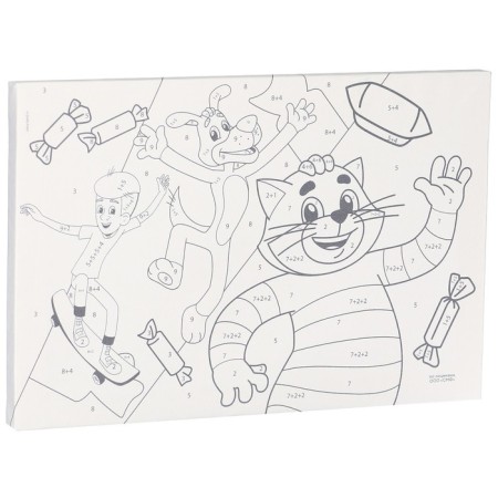 Picture on numbers for children, 20x30 cm, Prostokvashino-8