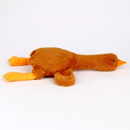 Soft toy "Goose", 50 cm, beige color-3
