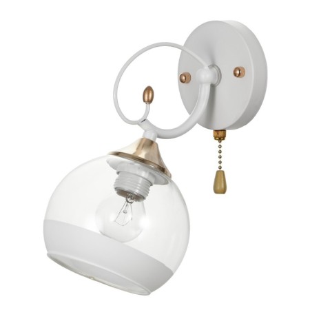 Bra "Anava" E27 40W white 13x27x21 cm-3