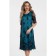 Women's dress, size 42, black color, blue