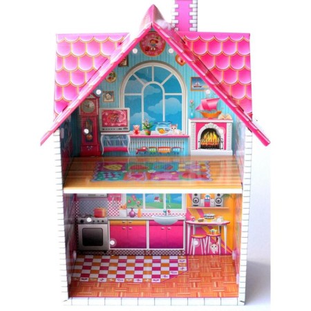 House Puppet Tenth Kingdom of Dream House "Villa", a two -story, fast assembly-2