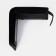 Male purse for magnet, department for bills, for maps, for coins, black color